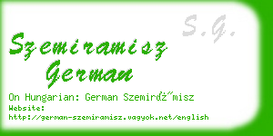 szemiramisz german business card